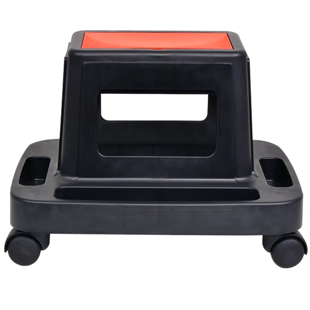 Sgabello da Officina con Rotelle e Vano Portaoggetti 150 Kg CFW5809935