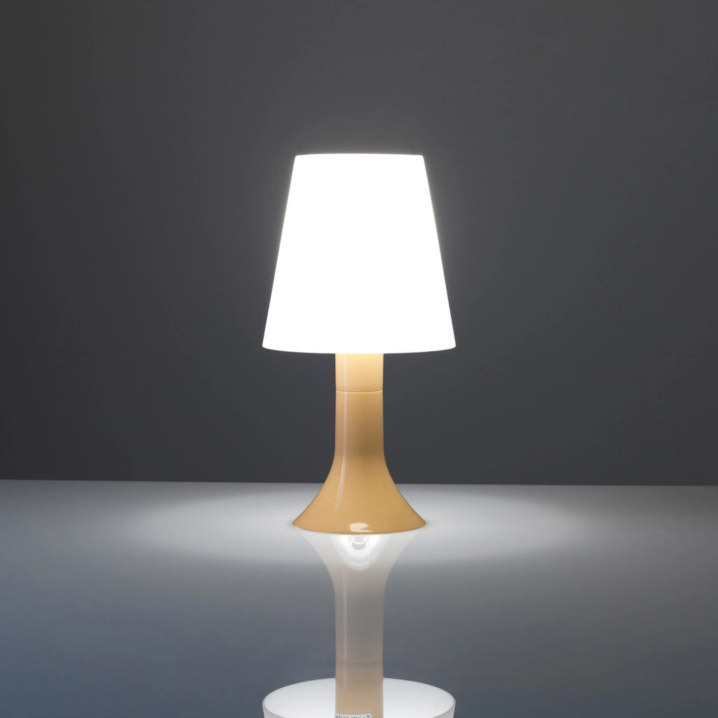 Lampada da tavolo LYRON tortora