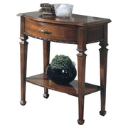 Consolle in legno sagomata finitura bassano misura l.66 p.41 h.78 - Mobili 2G