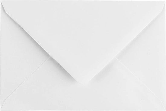 Enveloppe per biglietti di auguri e inviti 11,4 x 16,2 cm - 100 pezzi