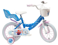 Bicicletta per Bambina 14" 2 Freni Disney Frozen Azzurra