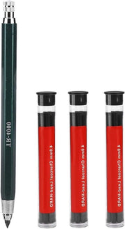 Penna meccanica - 3 posizioni Ricariche punte 4.0mm inchiostro nero - disegno tecnico per carpentieri - scrittura - hobby - arte - schizzi.