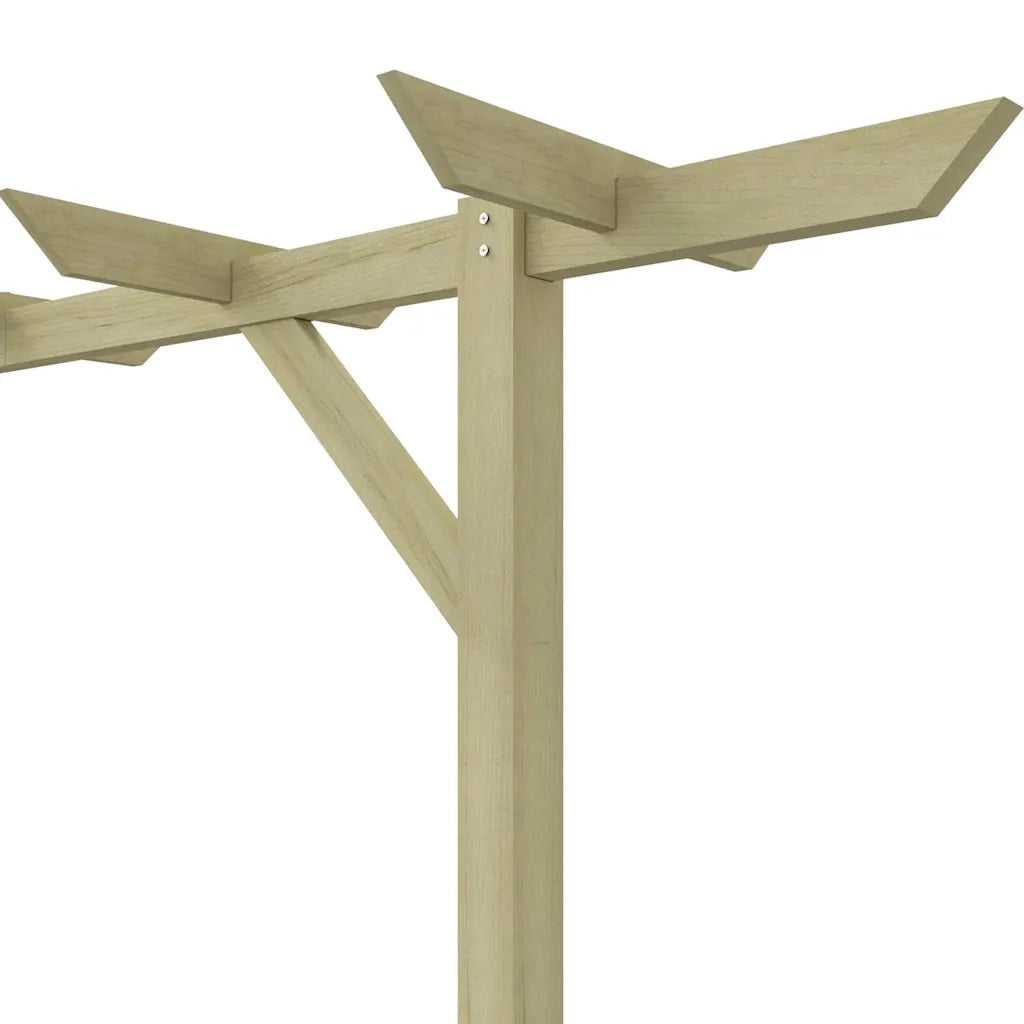 Pergolato da Giardino-Gazebo da giardino 205x40x203 cm in Legno