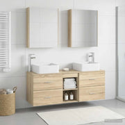Set di mobili per il bagno 5 pcs Rovere Sonoma 3406769