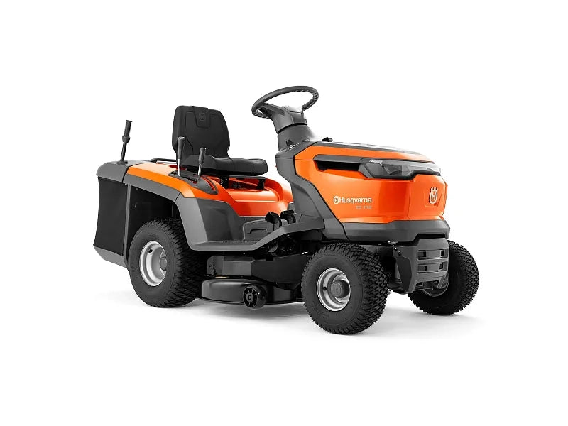 Trattorino Husqvarna TC 112 con sacco raccolta e trazione idrostatica piatto 95cm