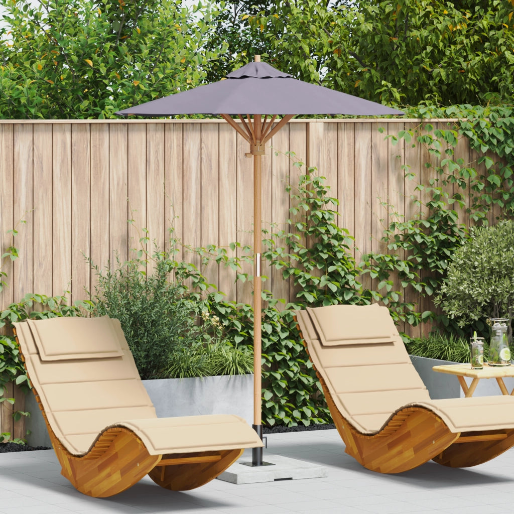 Parasol da Giardino Grigio Scuro 150x210 cm BambÃ¹