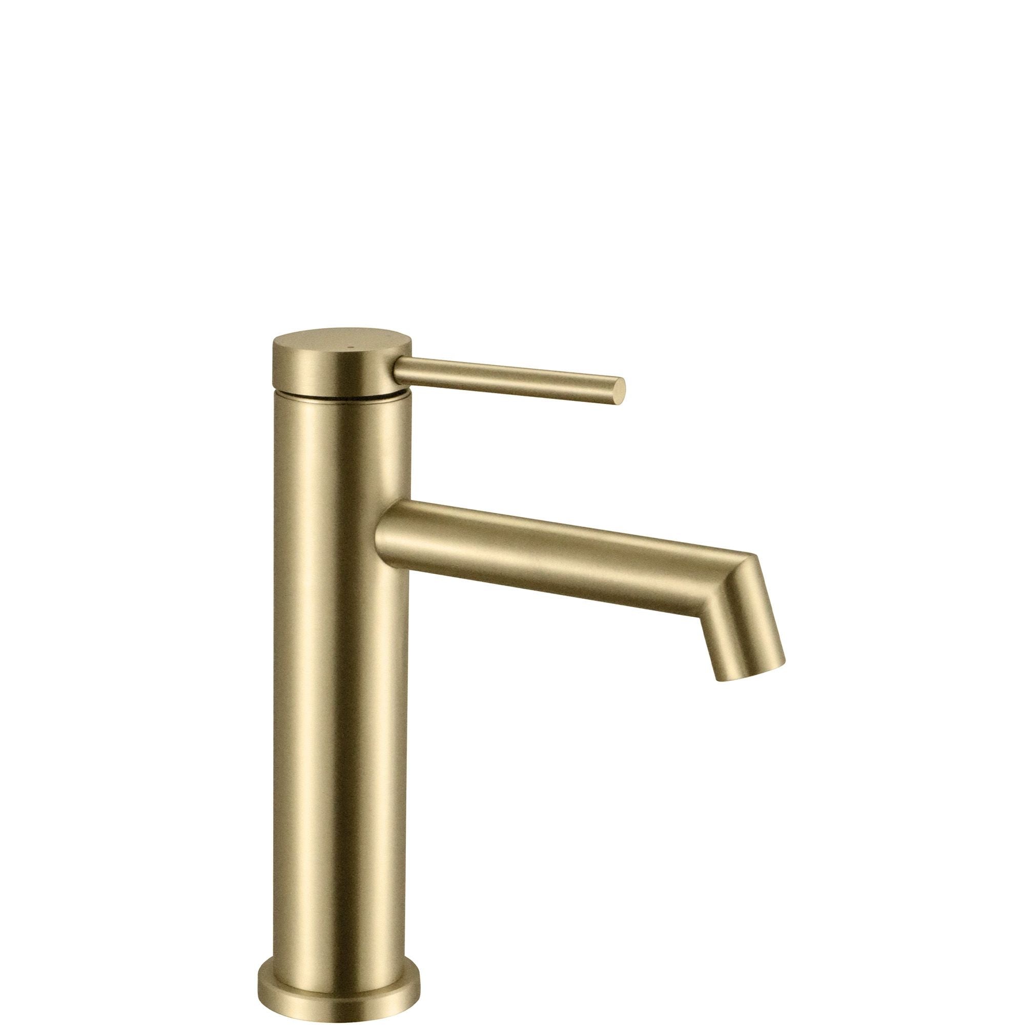 Rubinetto Da Lavabo Rea Foss Gold Brush Low
