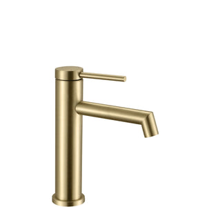 Rubinetto Da Lavabo Rea Foss Gold Brush Low