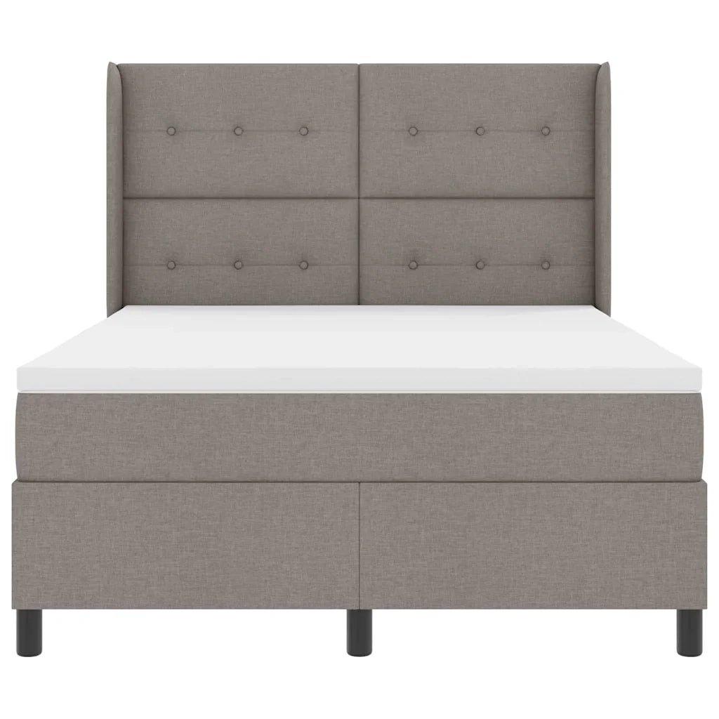 Letto a molle con materasso Talpa 140 x 190 cm Tessuto