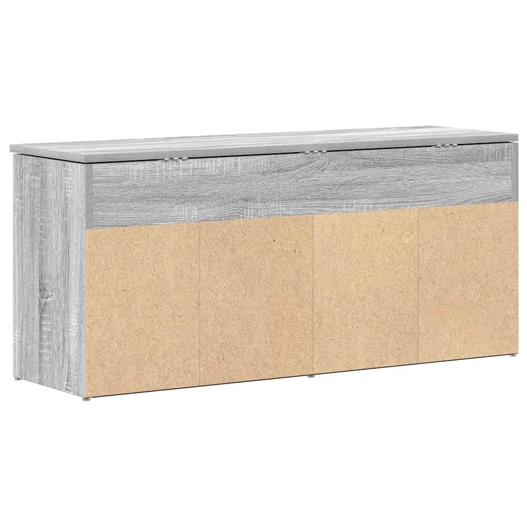 Scarpiera Grigio Sonoma 102x30,5x45 cm in Legno Multistrato 859141