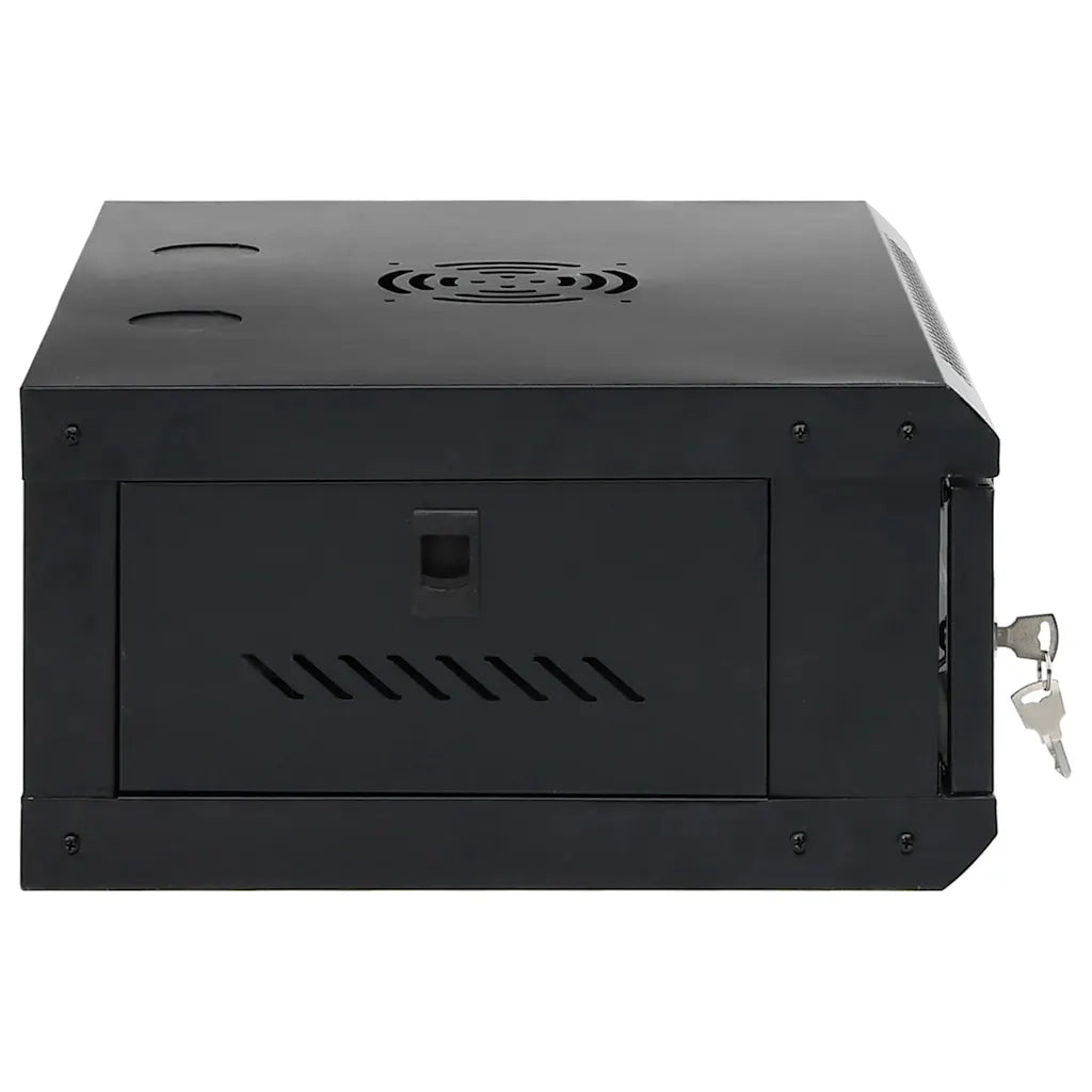 vidaXL Armadietto di rete Nero 53 x 35 x 21 cm Acciaio