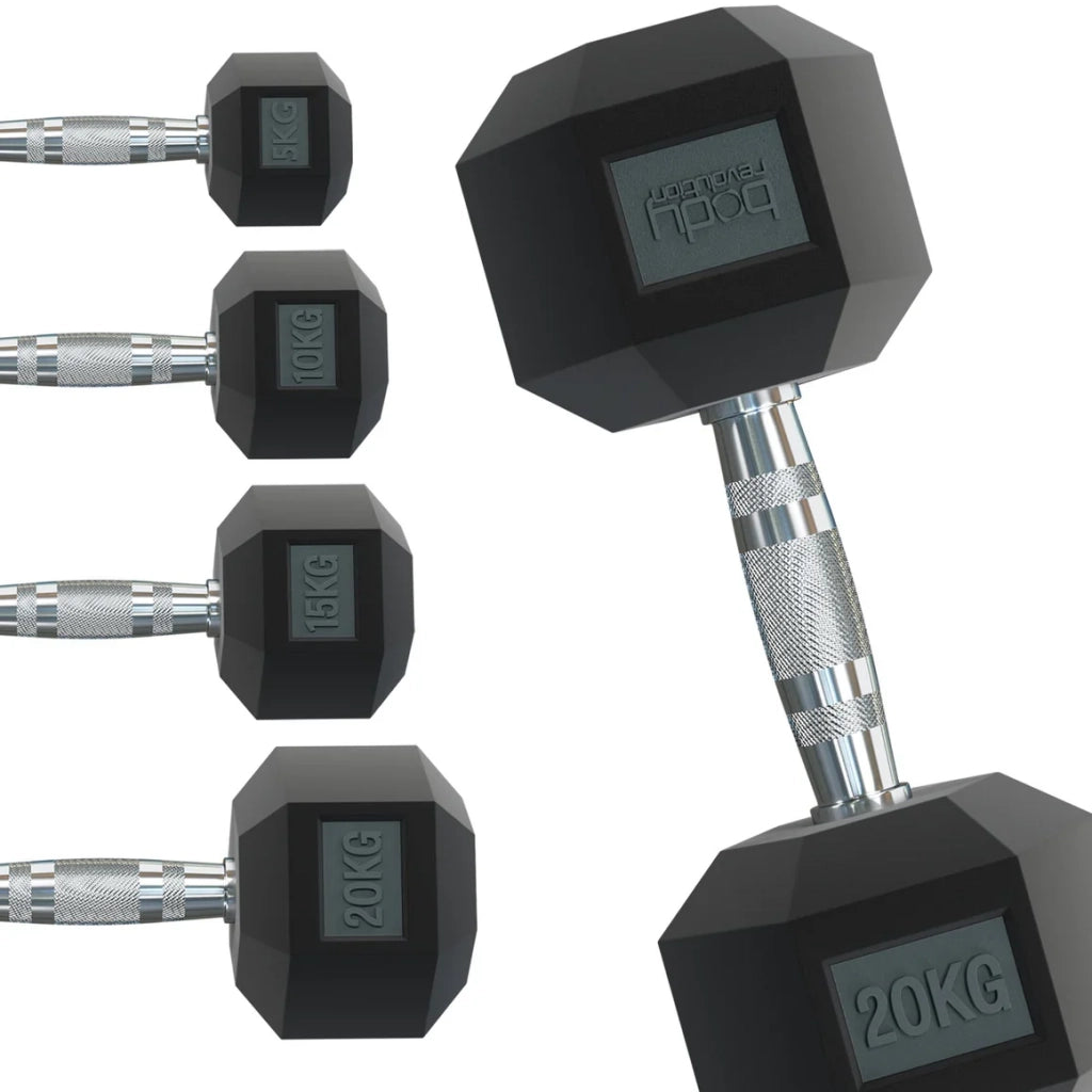 Manubri 2x2kg gomma per casa o palestra