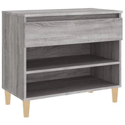 Scarpiera | Mobile per scarpe Grigio Sonoma 70x36x60 cm in Legno Multistrato