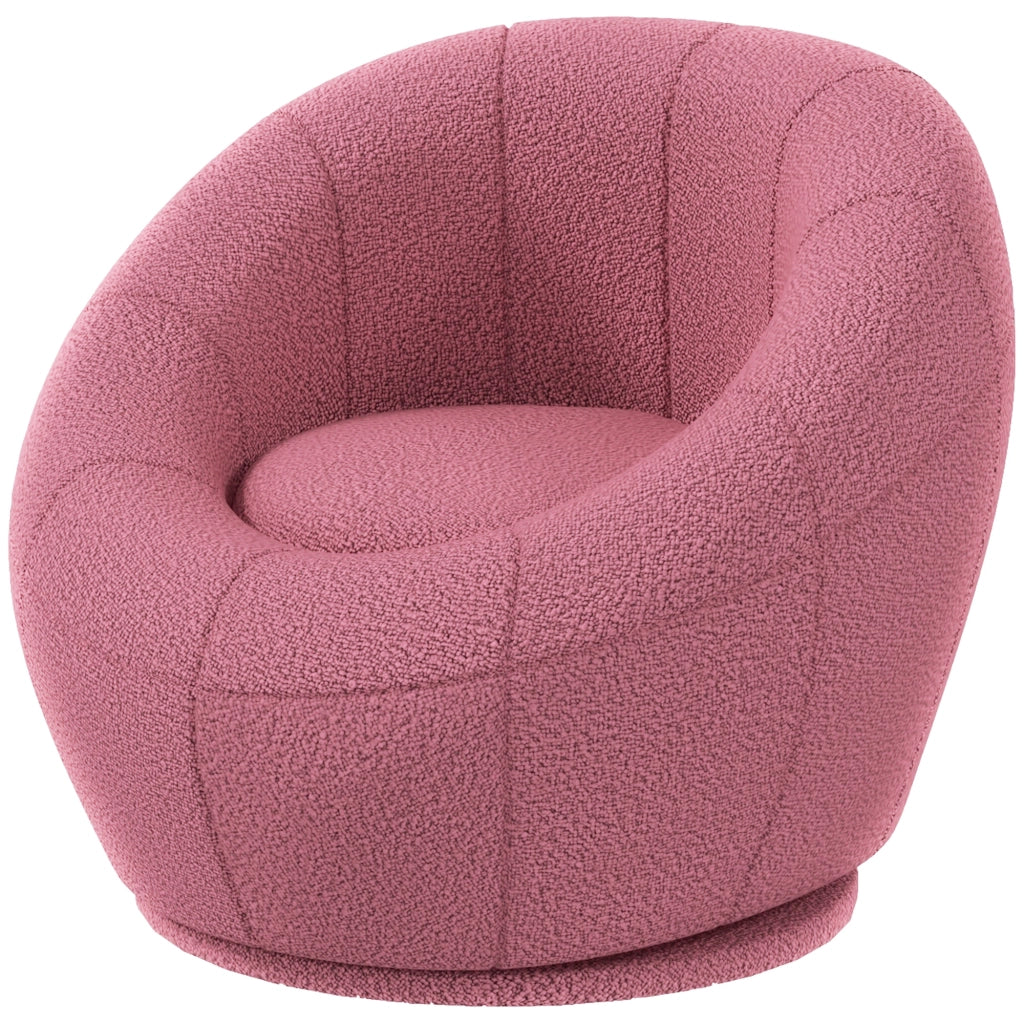Poltrona per bambini ¨C zephmum ¨C in tessuto peluche, rosa, 60x56x48 cm