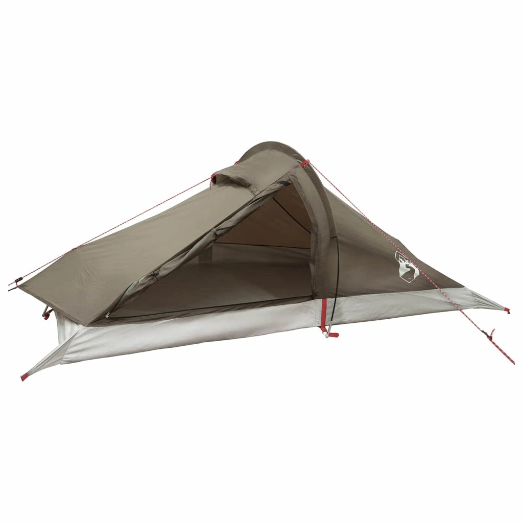 Tenda da backpacking Marrone e Grigio 2 persone 42019369