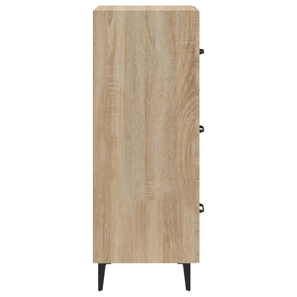Credenza-Buffet-Armadio da cucina Rovere Sonoma 34,5x34x90 cm in Legno Multistrato 615971
