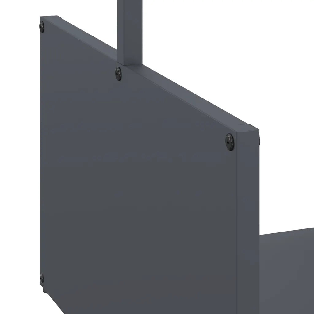 Rastrelliera per Legna da Ardere Antracite 40x40x40 cm CFW8760227