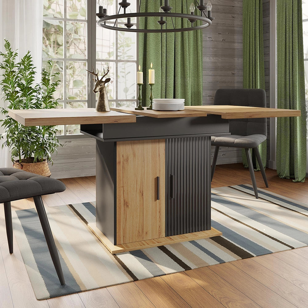 Tavolo estensibile - Xylo - 110-140x80cm stile retrò