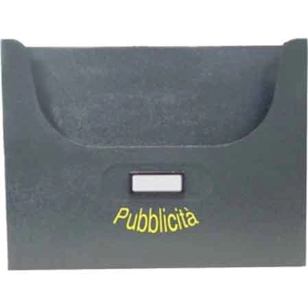 CASSETTA PORTA PUBBLICITA' mm 340x50x260h - Antracite