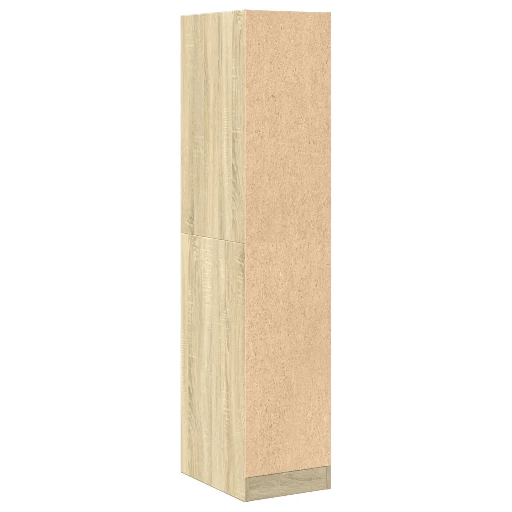 Mobiletto da Farmacia Rovere Sonoma 30x41x144,5 cm Legno Agglomerato 855171