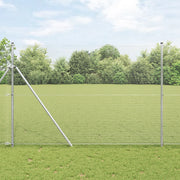 Recinzione in Rete Saldato con 13 Poste 1.5x50 m Acciaio Zincato