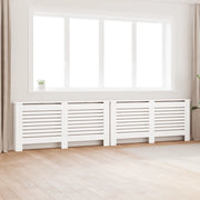 Coperture per Radiatori 2 pz Bianche 172x19x81,5 cm in MDF 3051376