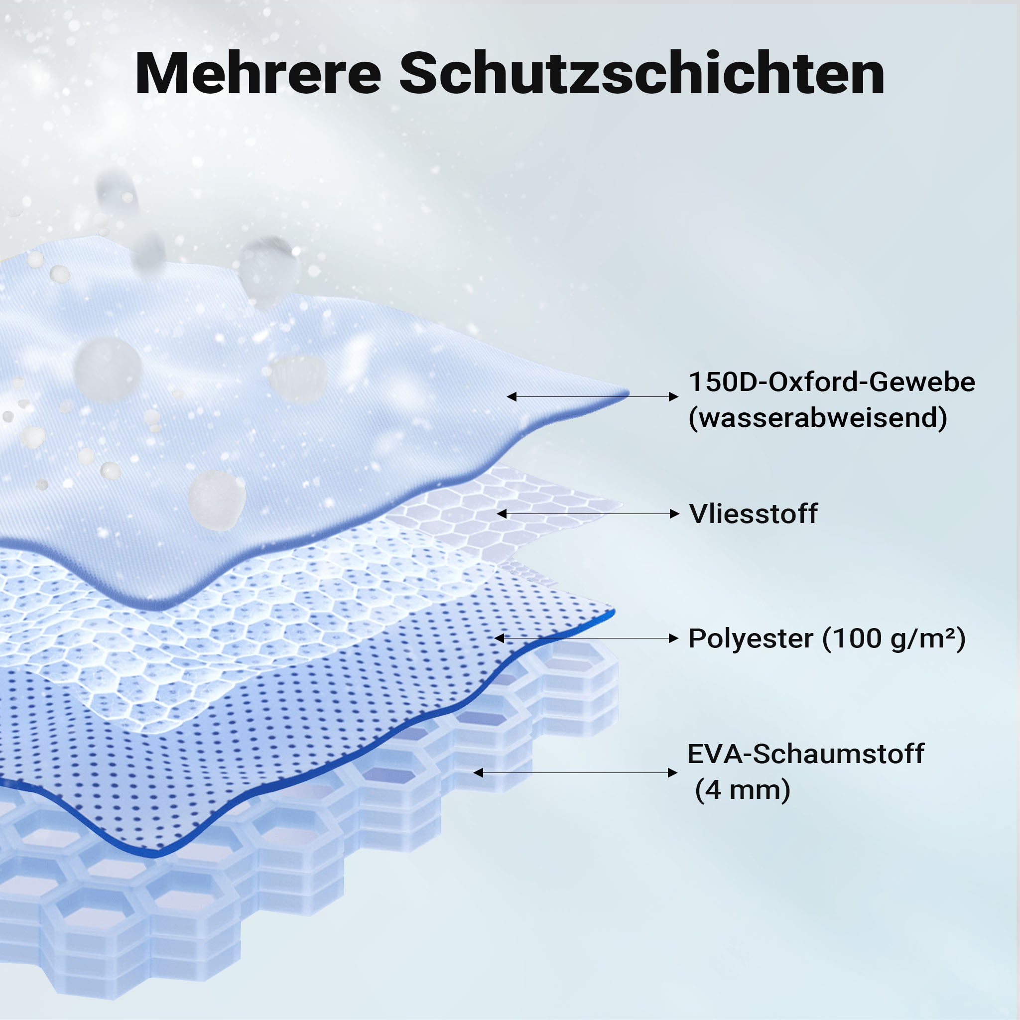 Telo copriauto integrale L 482x178x119 cm Telone di protezione auto contro grandine neve e pioggia