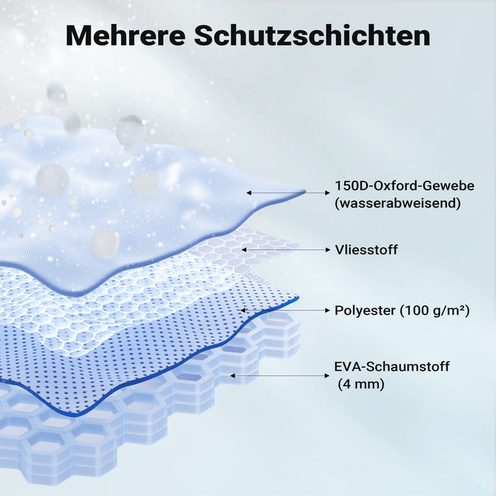 Telo copriauto integrale L 482x178x119 cm Telone di protezione auto contro grandine neve e pioggia