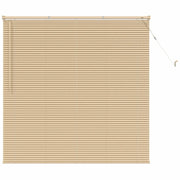 Tenda Veneziana | Tenda a lamelle Marrone Chiaro con Motivo 150 x 140 cm 25 mm