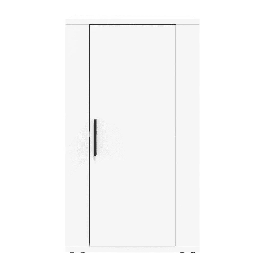 Credenza-Buffet-Armadio da cucina Bianca 40x33x70 cm in Legno Multistrato 367949