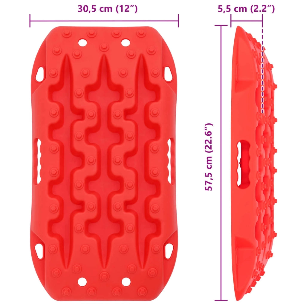 Pannello di trazione 2 pcs Rosso 57,5 x 30,5 x 5,5 cm 42040605