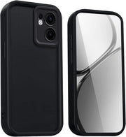 Casco protettivo per OPPO Reno 13F (Reno13 F) 5G / 4G - Copertura in silicone shockresistente con bordi elevati/angoli rinforzati - Nero