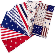 Stoffa a Patchwork 7 Pezzi - Peli di Cotone - Quadrata per Quilting - Ideale per Abbigliamento e Accessori - Sostenibile e Lavabile - Peli di Stoffa
