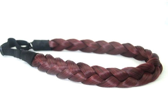 Cintura per capelli - Fitta e larga - Tessuto sintetico - Materiale elastico - Manufatto artigianale - Resistente al calore - 2,5 cm di larghezza - Fili per capelli