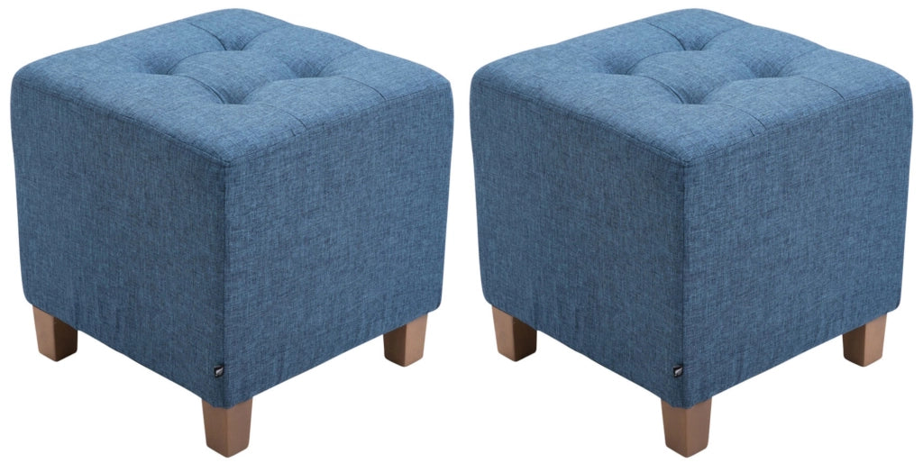Set di 2 sgabelli Pharao blu