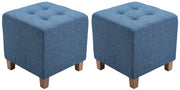 Set di 2 sgabelli Pharao blu