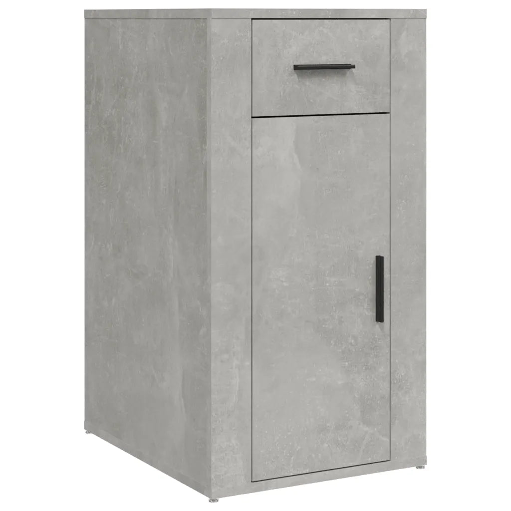 Mobile Scrivania Grigio cemento 40x49x75 cm Legno Multistrato 816796