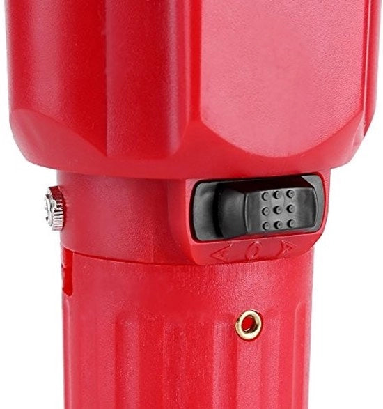 Motor elettrico per barbecue - manopola di regolazione - griglia - rosso - ingresso USB - compatibile con - diametro foro 6,5 mm