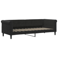 Letto da Giorno Nero 80x200 cm in Velluto 354241