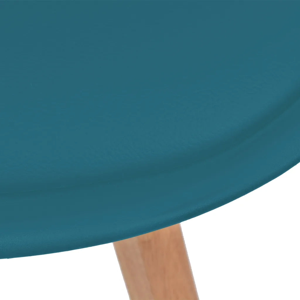 Sedie da Pranzo 6 pz Turchese in Plastica cod mxl 6126