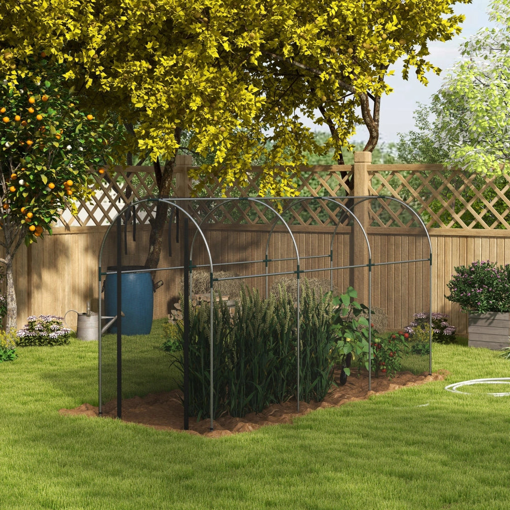 Rete per Protezione Piante ¨C zephmum ¨C Nero 120x360x188 cm