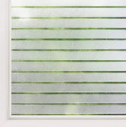 Foglia di Protezione per Finestre Strisce Film di Protezione della Privacy Film di Vetro Frostatto Self-Adesivo per Schermatura della Privacy Film a Strisce per Ufficio Protezione UV 60 x 400 cm