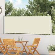 Tenda Laterale Retrattile per Patio 100x500 cm Crema cod mxl 23620
