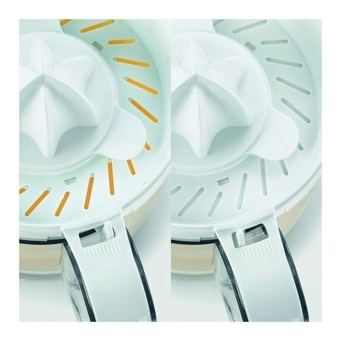 Severin CP 3535 spremiagrumi Spremiagrumi manuale 40 W Acciaio inossidabile, Bianco