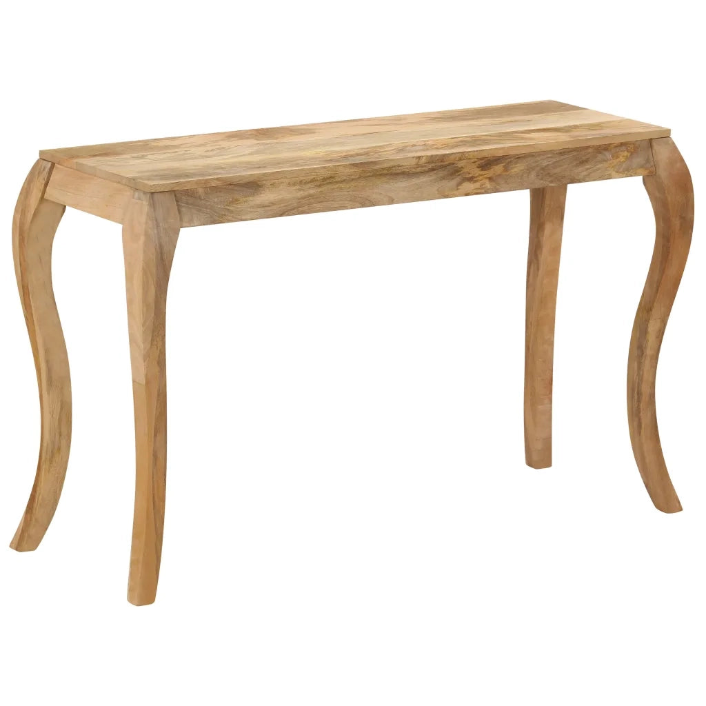 Tavolo Consolle in Legno Massello di Mango 118x38x76 cm 247115