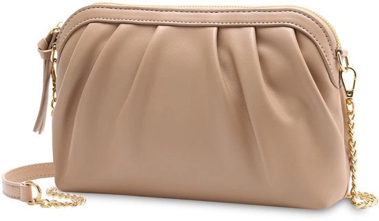 Clutch da Donna, Borsa a Mano con Cinturino Elegante in Pelle con Banda a Pollici, Crossbody per Matrimonio, Tempo Libero e Feste