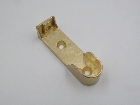 REGGITUBO LATERALE TUBO OVALE 15x30 mm - Ottonato - 10 pezzi