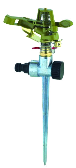 Utilia IRRIGATORE A SETTORE IN ZINCO/OTTONE CON PUNTALE  mis. 1/2M 12.00 pz