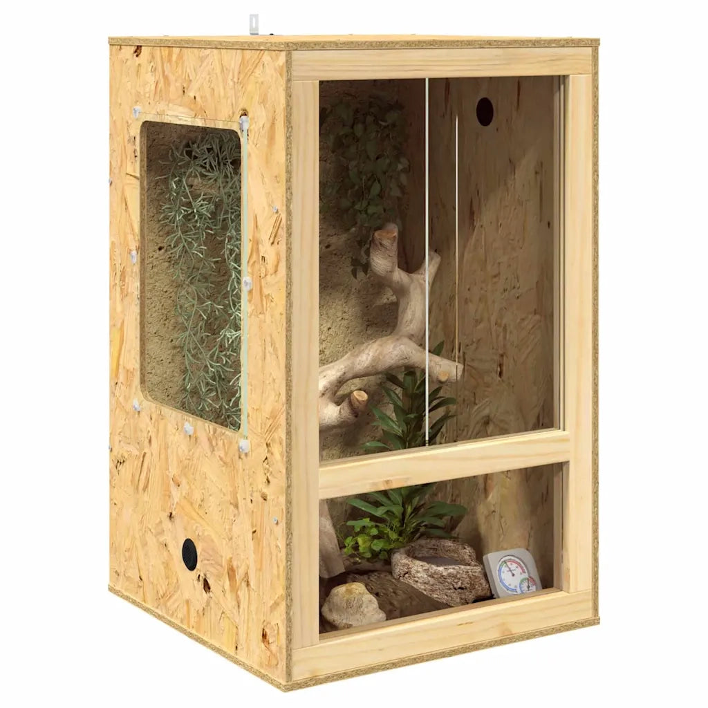 Terrario Marrone 50 x 50 x 80 cm OSB CFW9645832