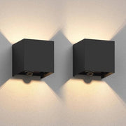 Lampada da parete per esterno con sensore di movimento - IP65, nero, angolo di illuminazione regolabile, adattatore G9
